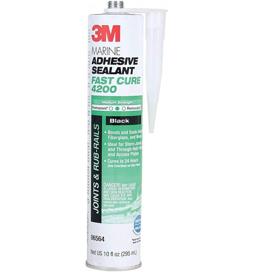 3M Marine Adh/Seal Fast Cure 4200, 06560 , White, 1/10 GL